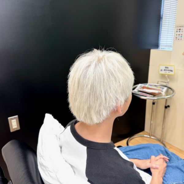 ブリーチオンカラー、ダブルカラーは君津木更津市の理美容室エンゼルヘアサロンが上手と人気です