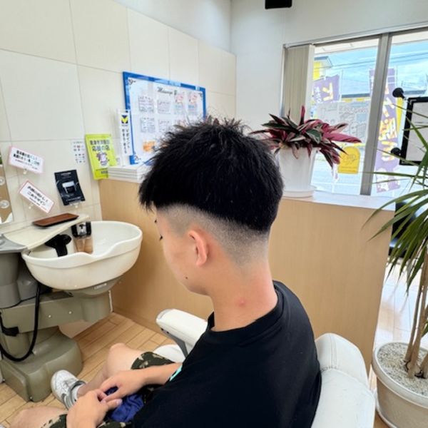 スキンフェード、フェードスタイルは君津木更津市で人気の床屋エンゼルヘアサロンが上手いと評判です！