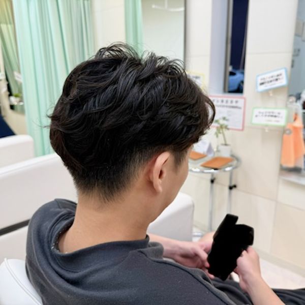 【メンズパーマ】君津市・木更津市でおすすめと人気の理美容室エンゼルヘアサロンが上手です！