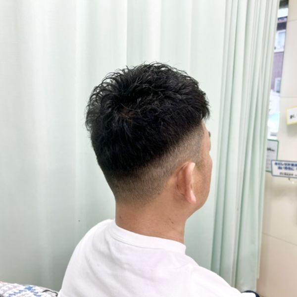 メンズショートのパーマが上手いと評判の君津市・木更津市の理美容室エンゼルヘアサロン